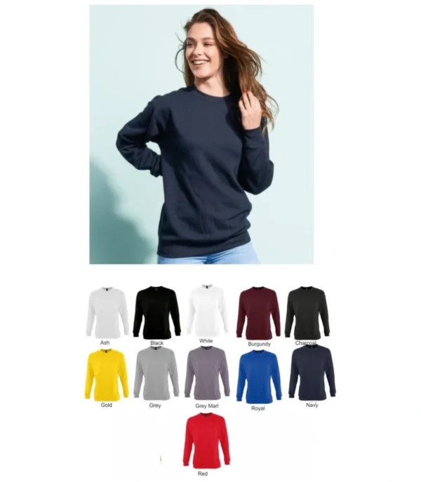 Sol's 13250 Supreme Unisex Sweatshirt